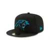 Carolina Panthers Black 59FIFTY Fitted Hat sold by New Era