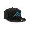 Carolina Panthers Black 59FIFTY Fitted Hat sold by New Era