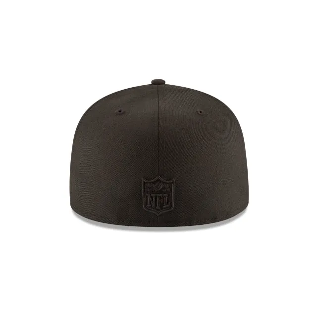 Buffalo Bills Basic Black On Black 59FIFTY Fitted Hat sold by New Era product image thumbnail 4