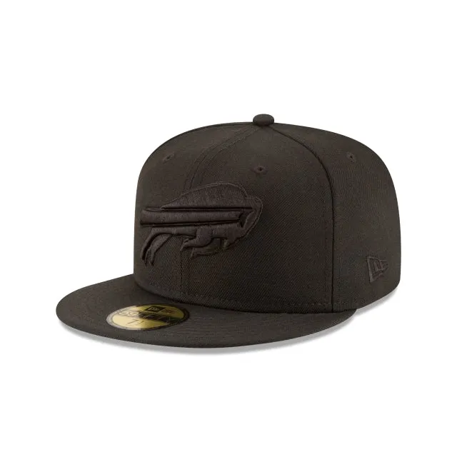 Buffalo Bills Basic Black On Black 59FIFTY Fitted Hat sold by New Era