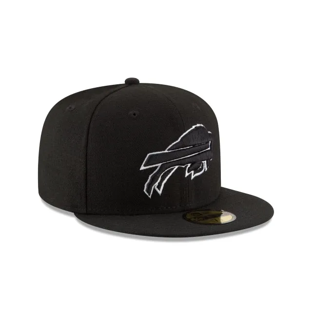 Buffalo Bills Black & White 59FIFTY Fitted Hat sold by New Era product image thumbnail 3