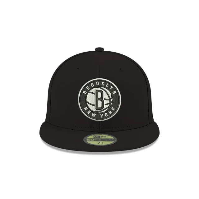 Brooklyn Nets Team Color 59FIFTY Fitted Hat sold by New Era product image thumbnail 2