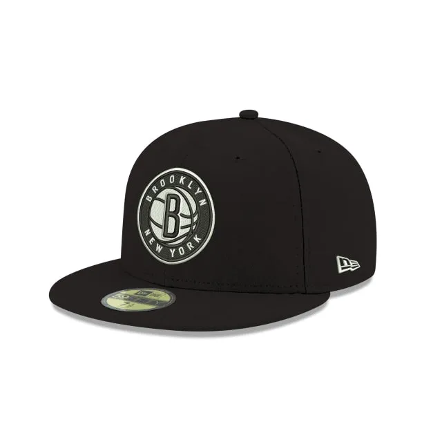 Brooklyn Nets Team Color 59FIFTY Fitted Hat sold by New Era