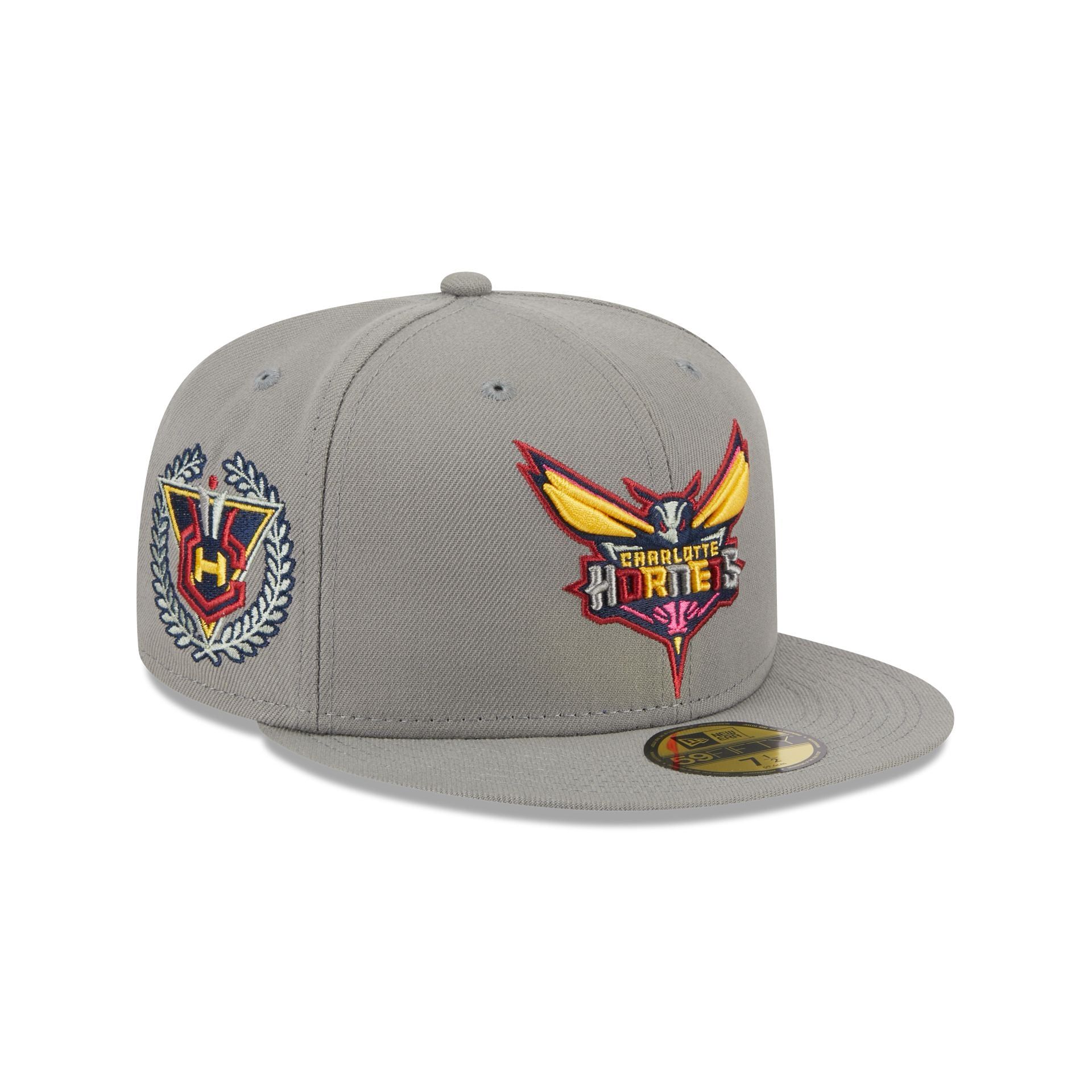 Charlotte Hornets Color Pack Gray 59FIFTY Fitted Hat sold by New Era