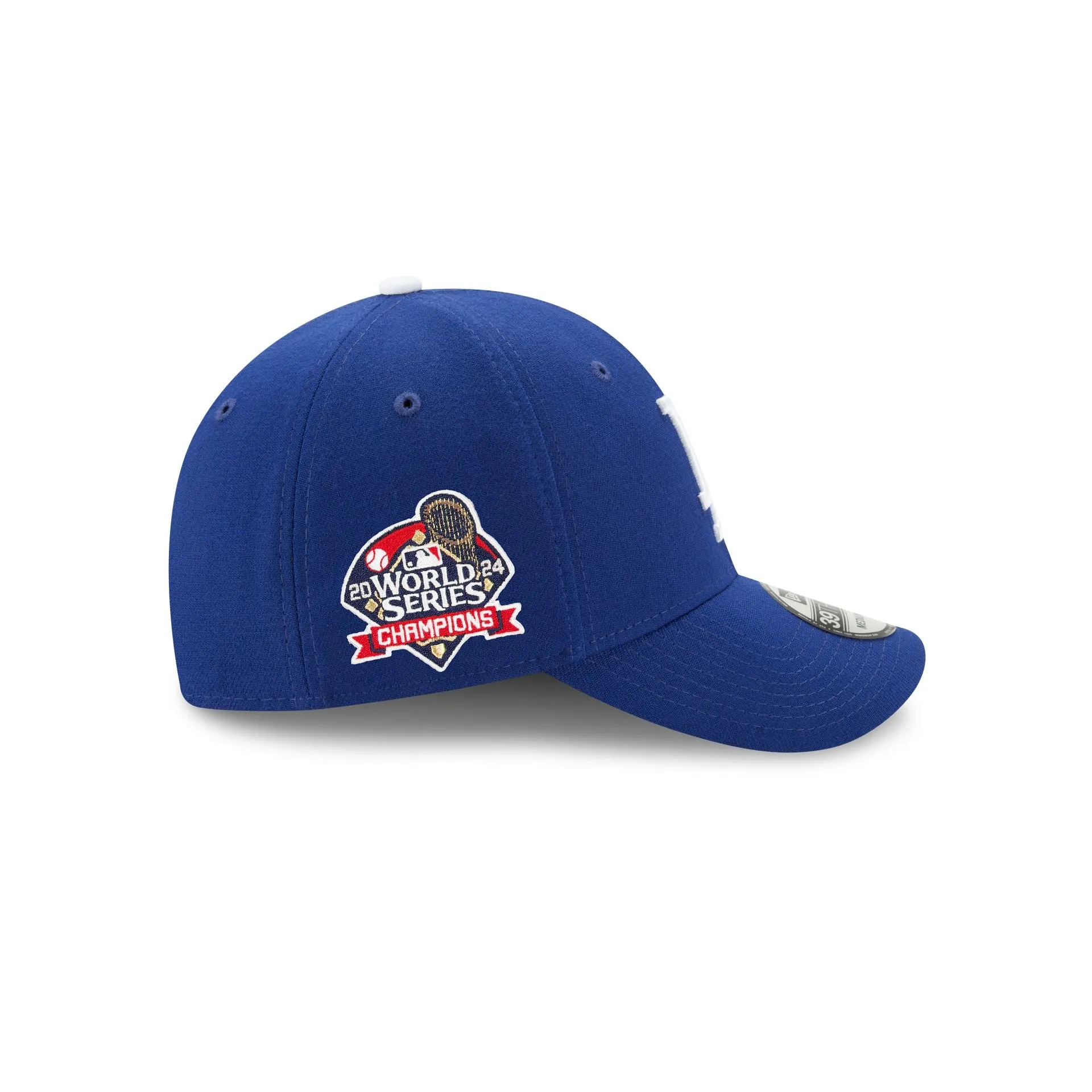 Los Angeles Dodgers 2024 World Series Champions Side Patch 39THIRTY Stretch Fit Hat sold by New Era product image thumbnail 4