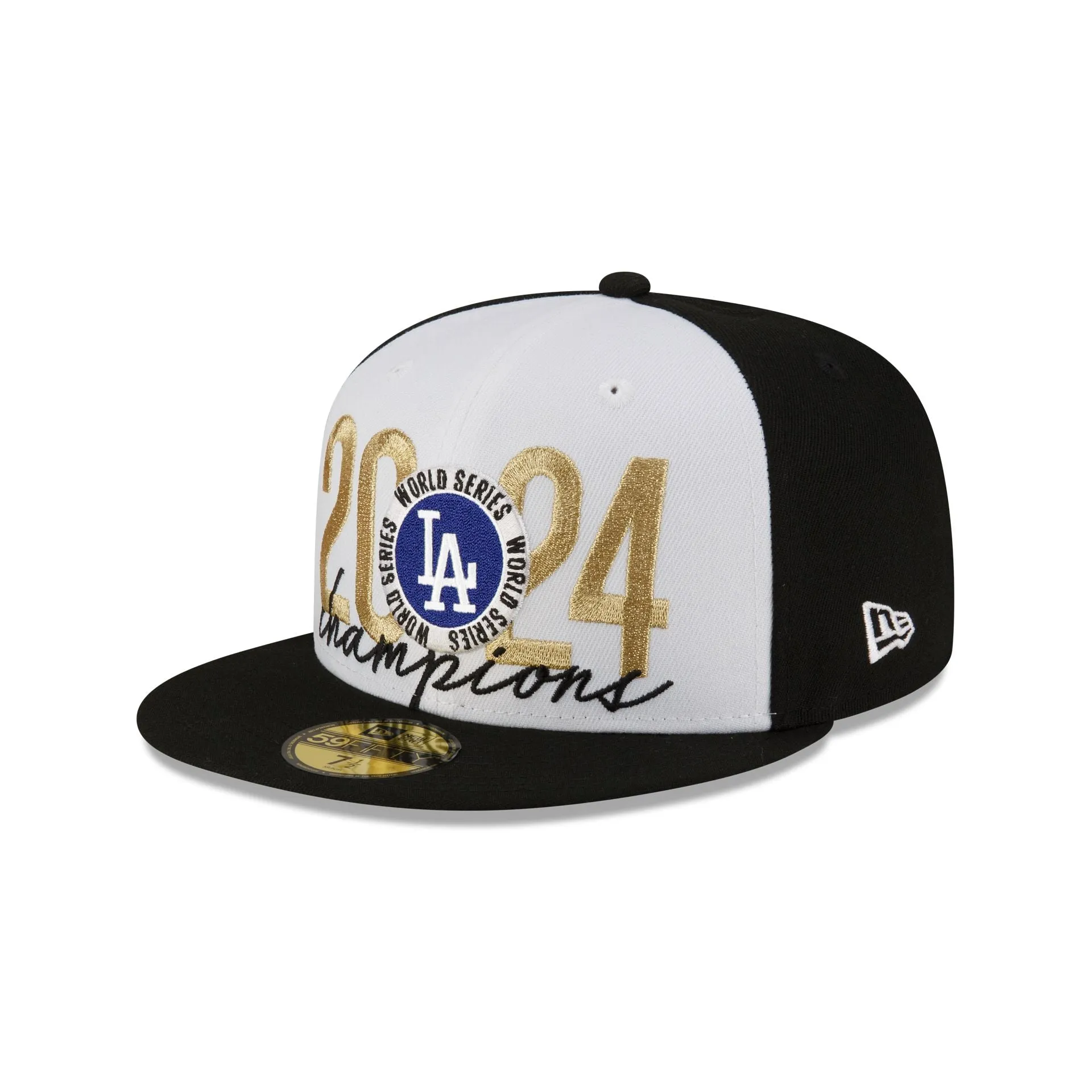 Los Angeles Dodgers 2024 World Series Champions Locker Room 59FIFTY Fitted Hat sold by New Era product image thumbnail 3