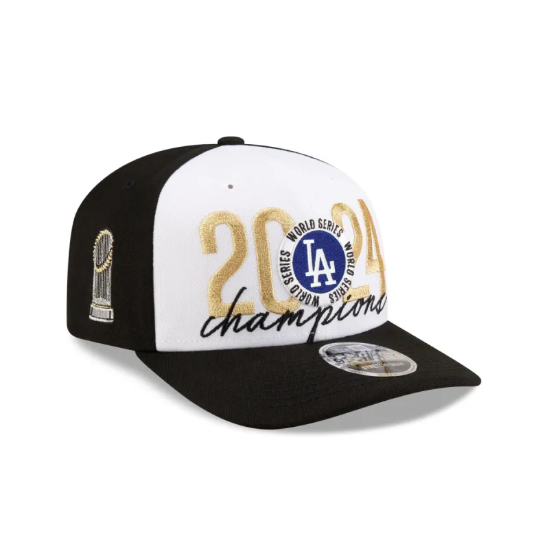 Los Angeles Dodgers 2024 World Series Champions Locker Room 9SEVENTY Stretch-Snap Hat sold by New Era