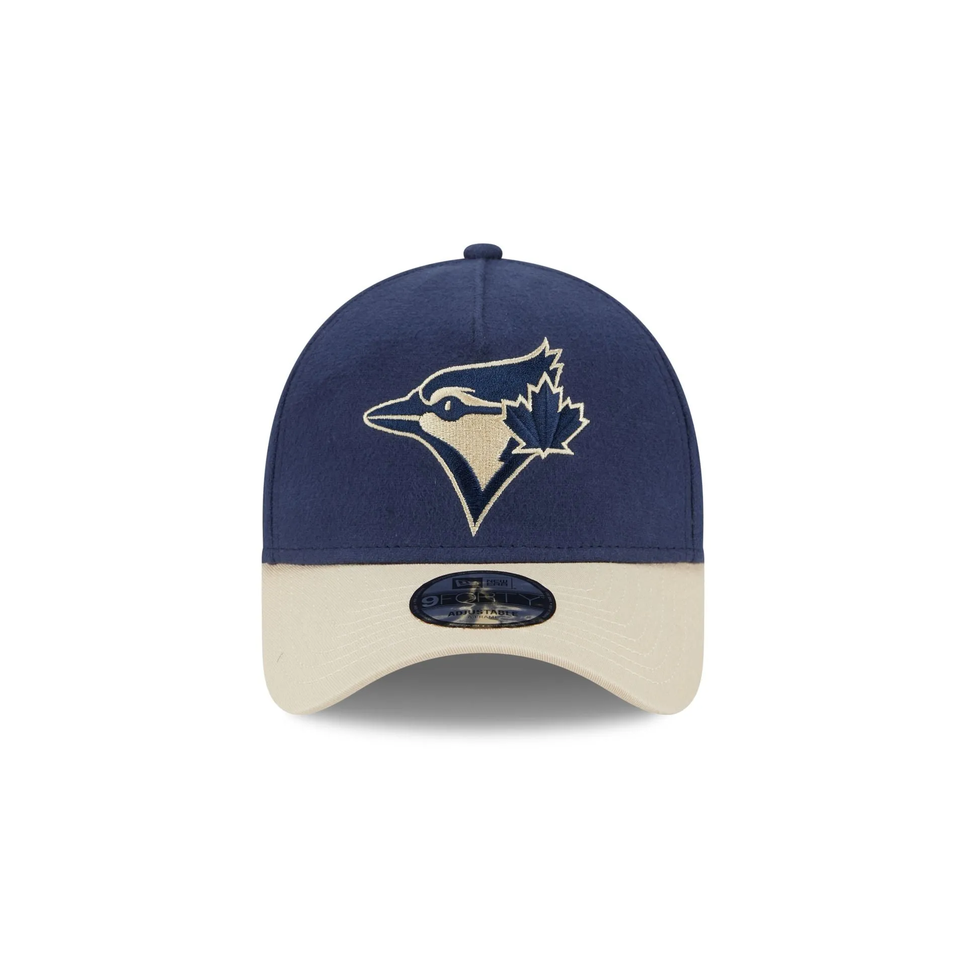 Toronto Blue Jays Moleskin Crown Navy 9FORTY A-Frame Snapback Hat sold by New Era product image thumbnail 2