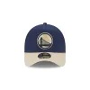Golden State Warriors Moleskin Crown Navy 9FORTY A-Frame Snapback Hat sold by New Era