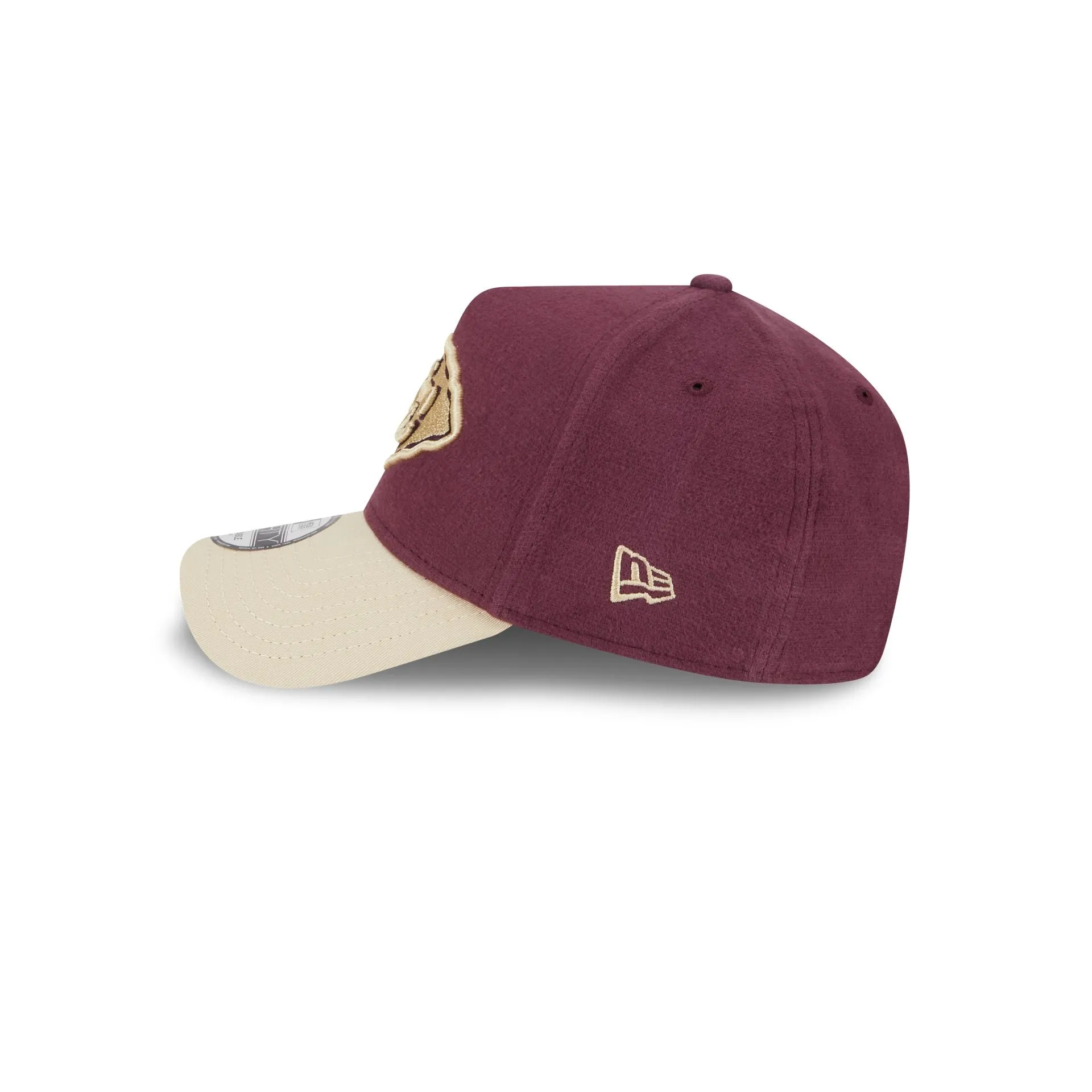 Kansas City Chiefs Moleskin Crown Maroon 9FORTY A-Frame Snapback Hat sold by New Era product image thumbnail 4