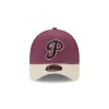 Philadelphia Phillies Moleskin Crown Maroon 9FORTY A-Frame Snapback Hat sold by New Era
