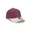 Philadelphia Phillies Moleskin Crown Maroon 9FORTY A-Frame Snapback Hat sold by New Era