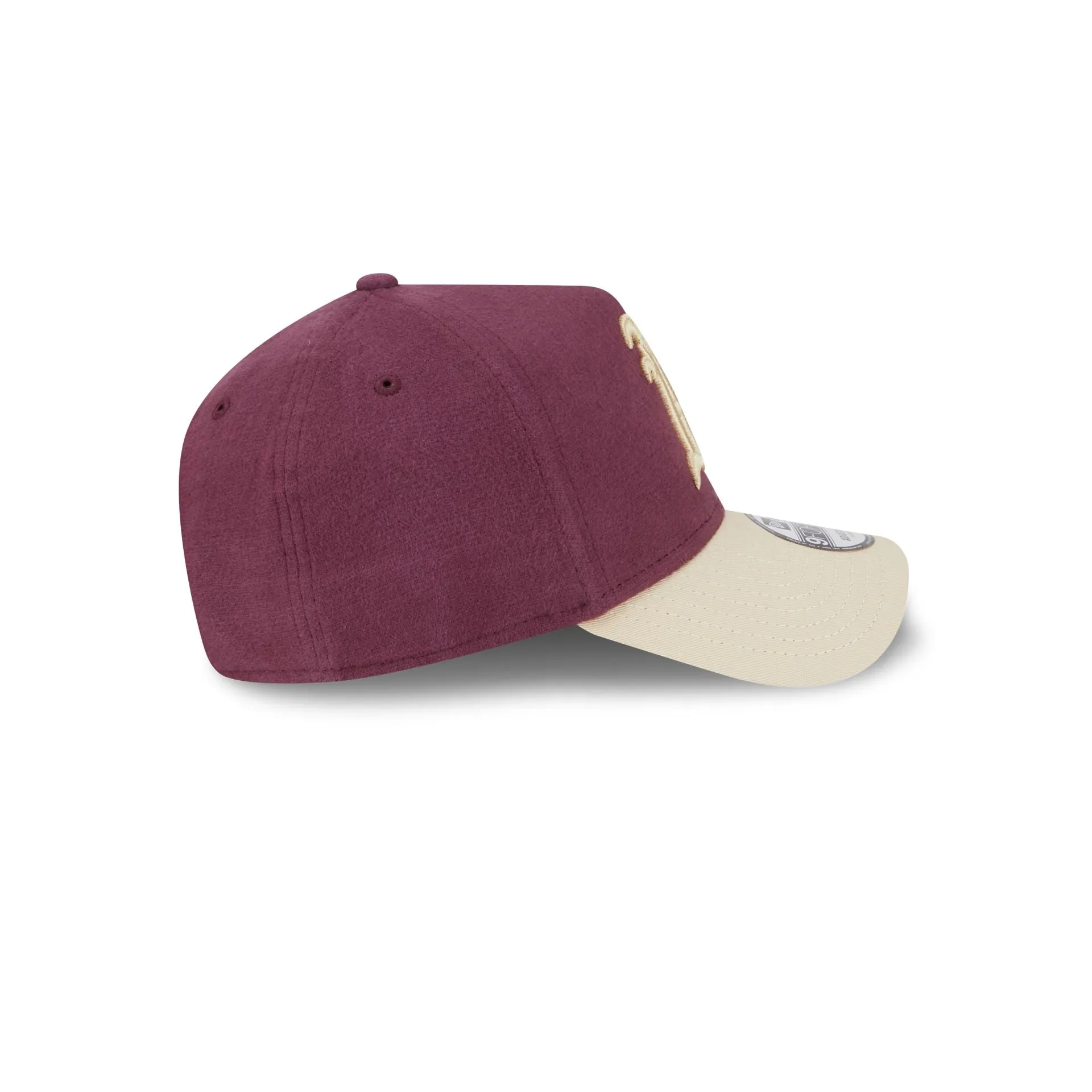 Oakland Athletics Moleskin Crown Maroon 9FORTY A-Frame Snapback Hat sold by New Era product image thumbnail 5