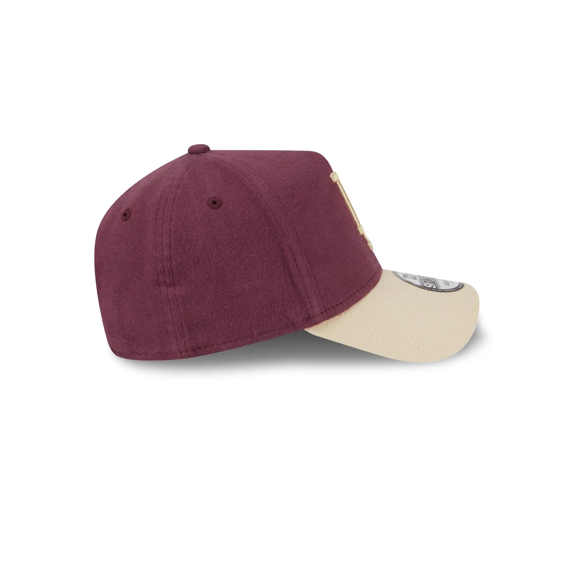 Los Angeles Dodgers Moleskin Crown Maroon 9FORTY A-Frame Snapback Hat sold by New Era product image thumbnail 5