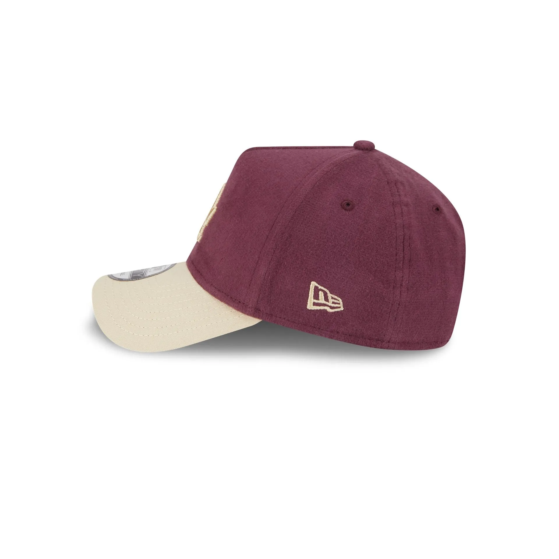 Los Angeles Dodgers Moleskin Crown Maroon 9FORTY A-Frame Snapback Hat sold by New Era product image thumbnail 4