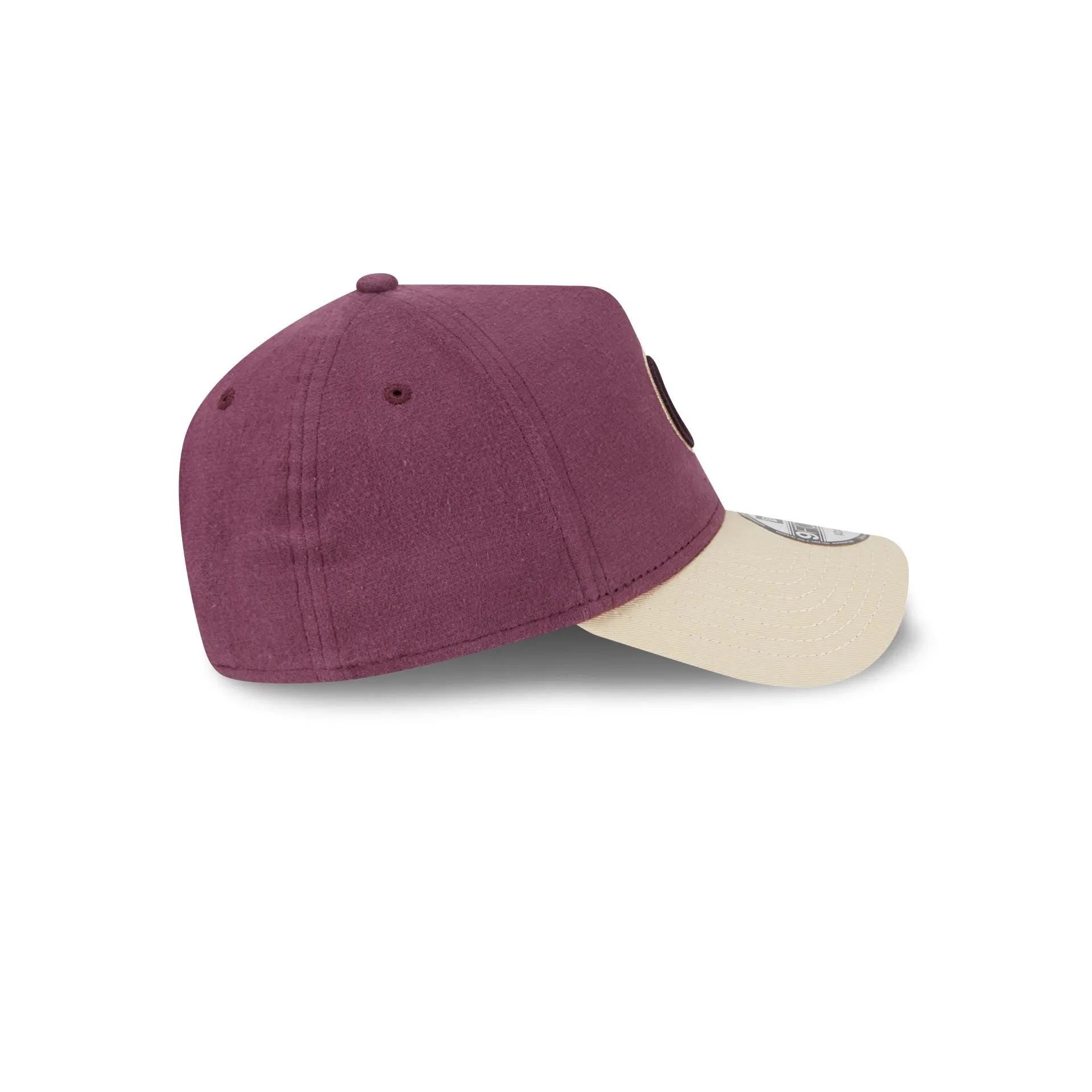 Chicago Cubs Moleskin Crown Maroon 9FORTY A-Frame Snapback Hat sold by New Era product image thumbnail 5