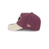 Los Angeles Lakers Moleskin Crown Maroon 9FORTY A-Frame Snapback Hat sold by New Era