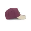 Los Angeles Lakers Moleskin Crown Maroon 9FORTY A-Frame Snapback Hat sold by New Era