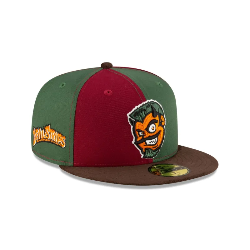 Just Caps Spooky Pack Akron RubberDucks 59FIFTY Fitted Hat sold by New Era