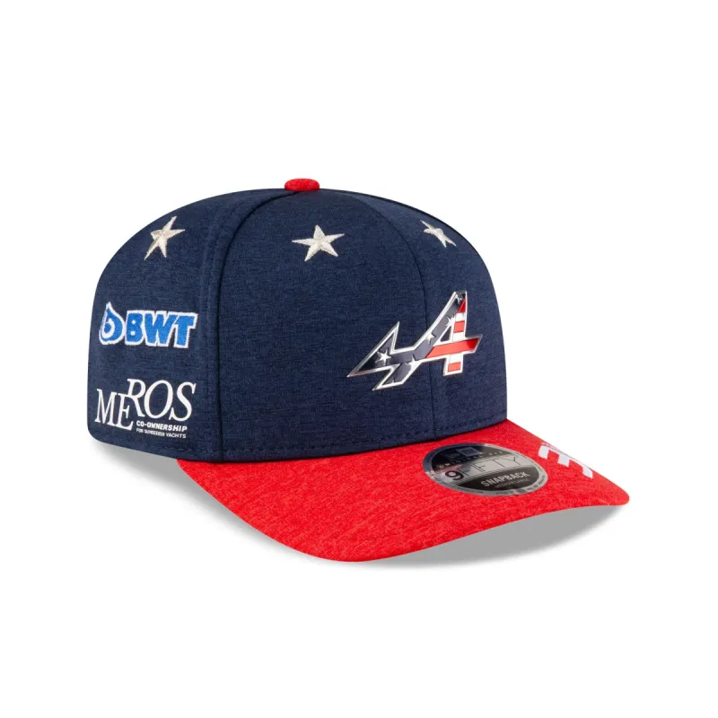 BWT Alpine F1 Team 2024 Vegas Race Special Ocon 9FIFTY Pre-Curve Snapback Hat sold by New Era