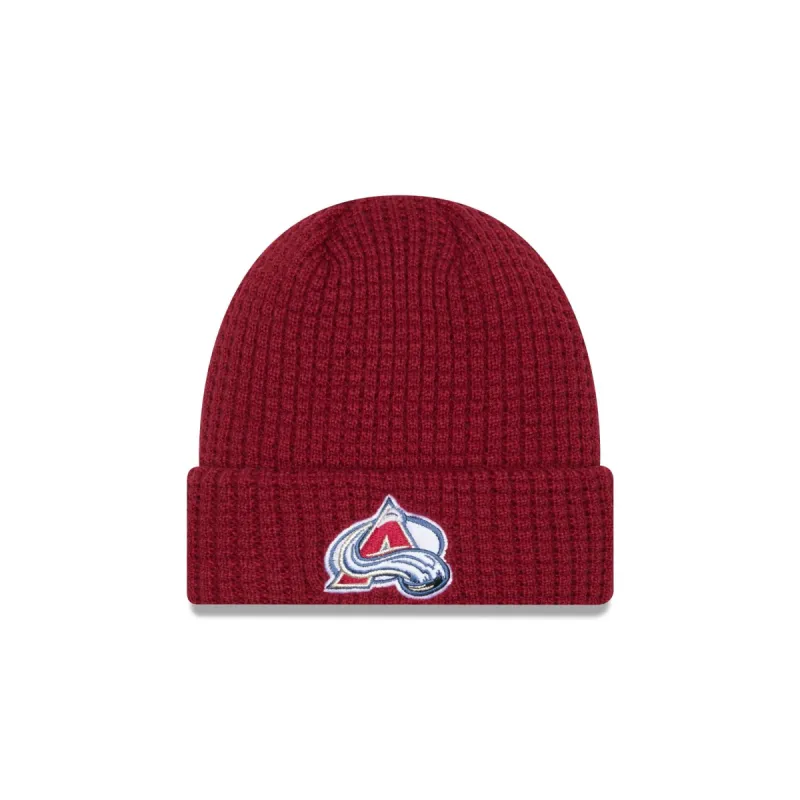 Colorado Avalanche Waffle Knit Beanie sold by New Era