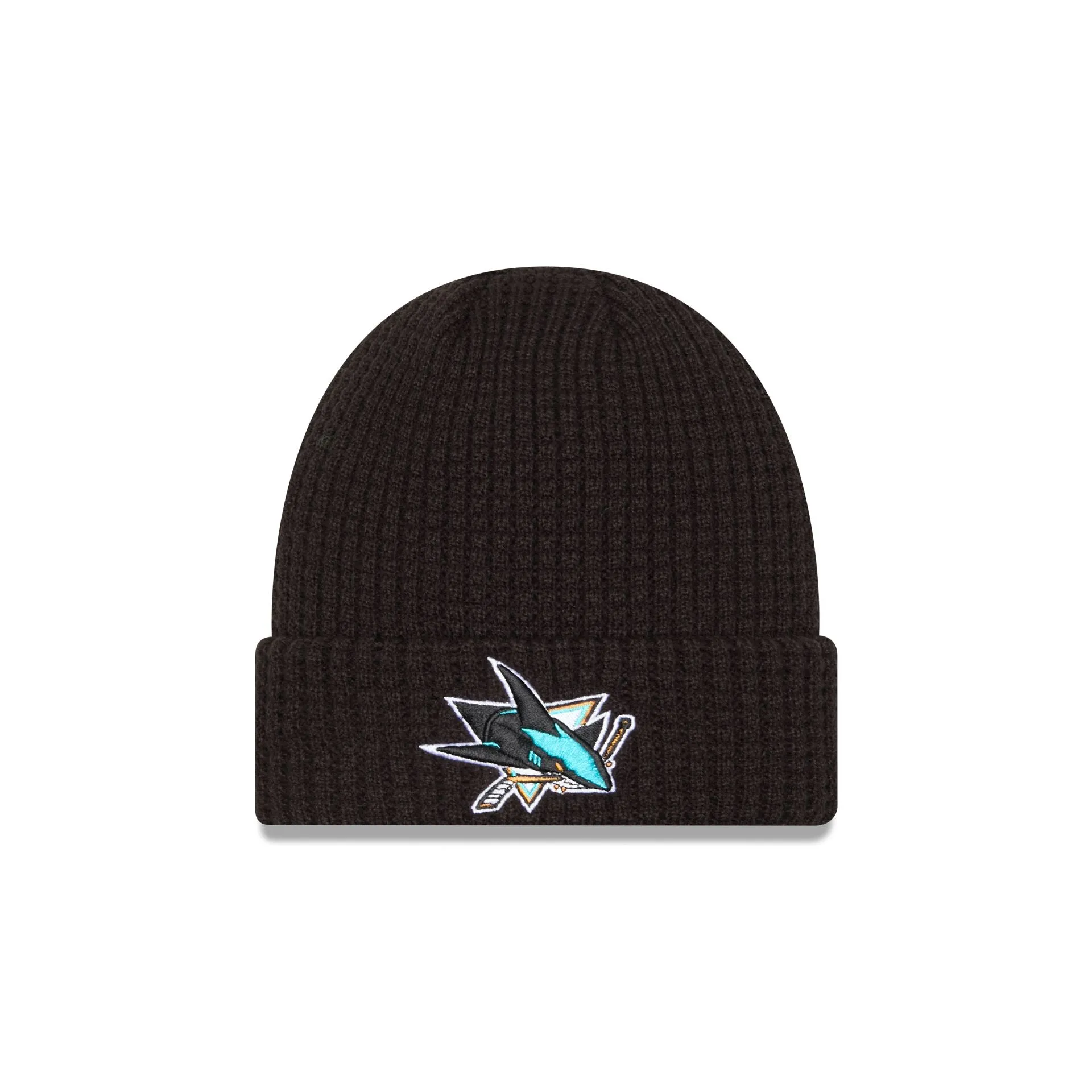 San Jose Sharks Waffle Knit Beanie sold by New Era