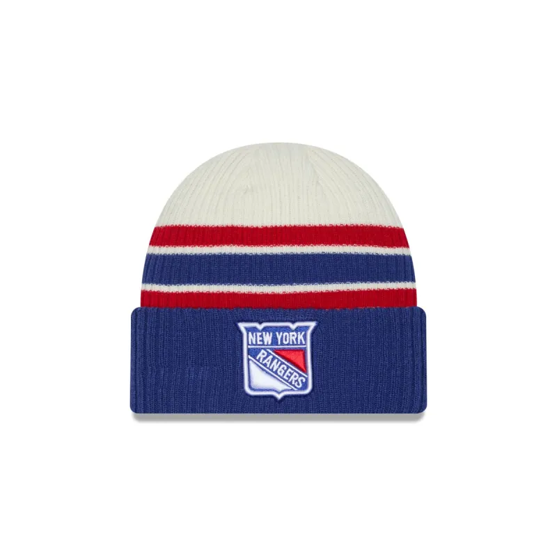 New York Rangers Vintage Ribbed Beanie sold by New Era