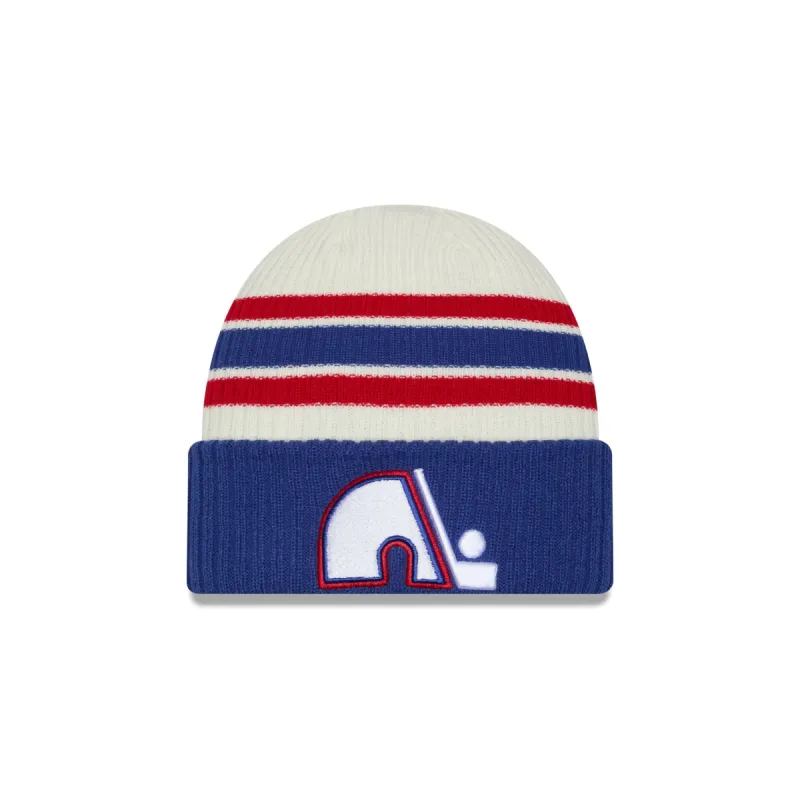 Quebec Nordiques Vintage Ribbed Beanie sold by New Era
