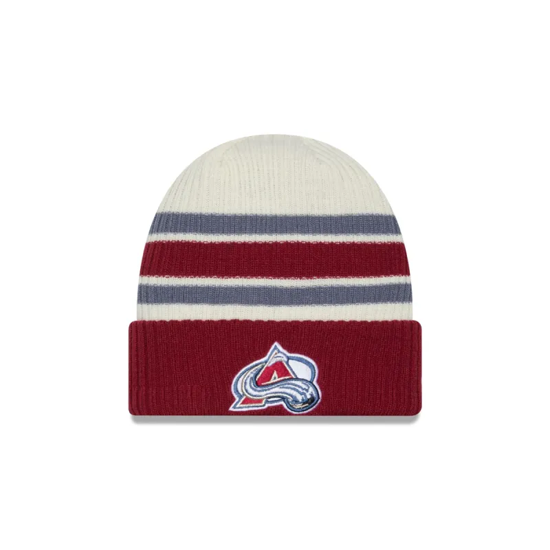 Colorado Avalanche Vintage Ribbed Beanie sold by New Era