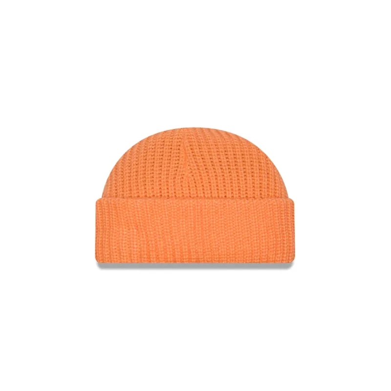 New Era Cap Orange Ribbed Skully Knit Beanie sold by New Era