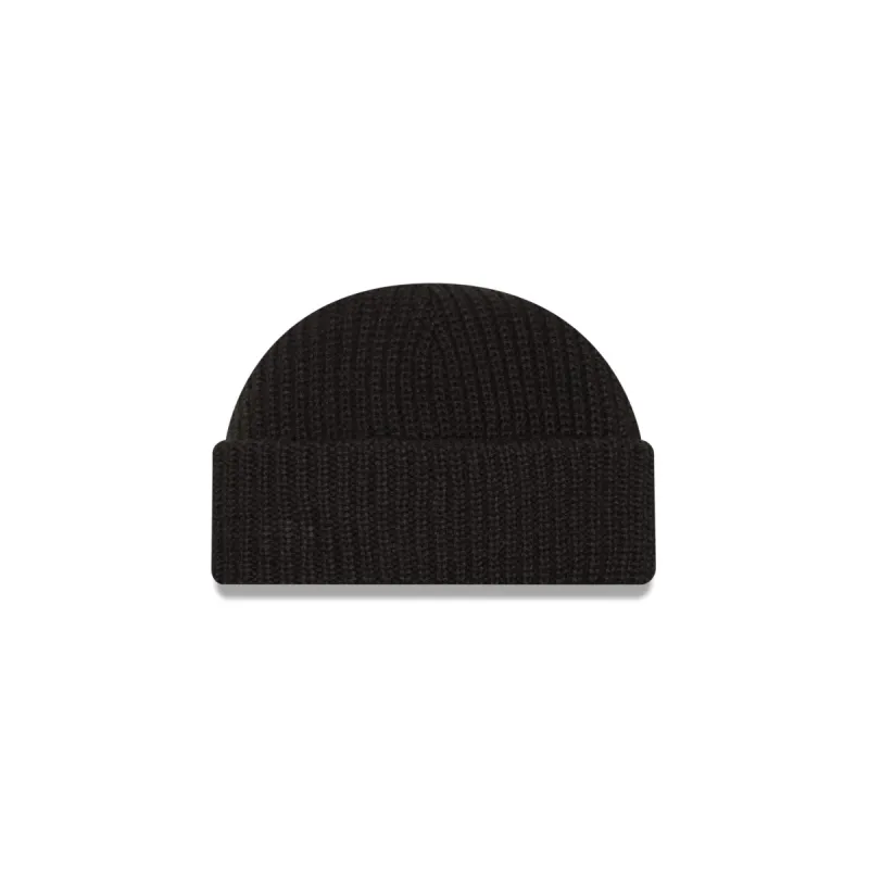 New Era Cap Black Ribbed Skully Knit Beanie sold by New Era