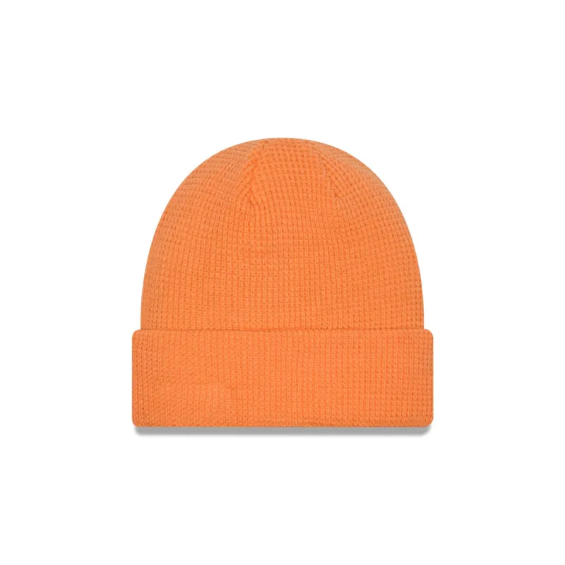 New Era Cap Orange Waffle Knit Beanie sold by New Era