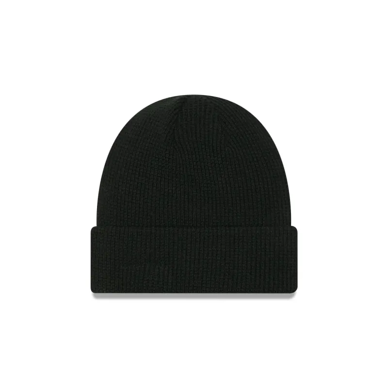 New Era Cap Black Waffle Knit Beanie sold by New Era