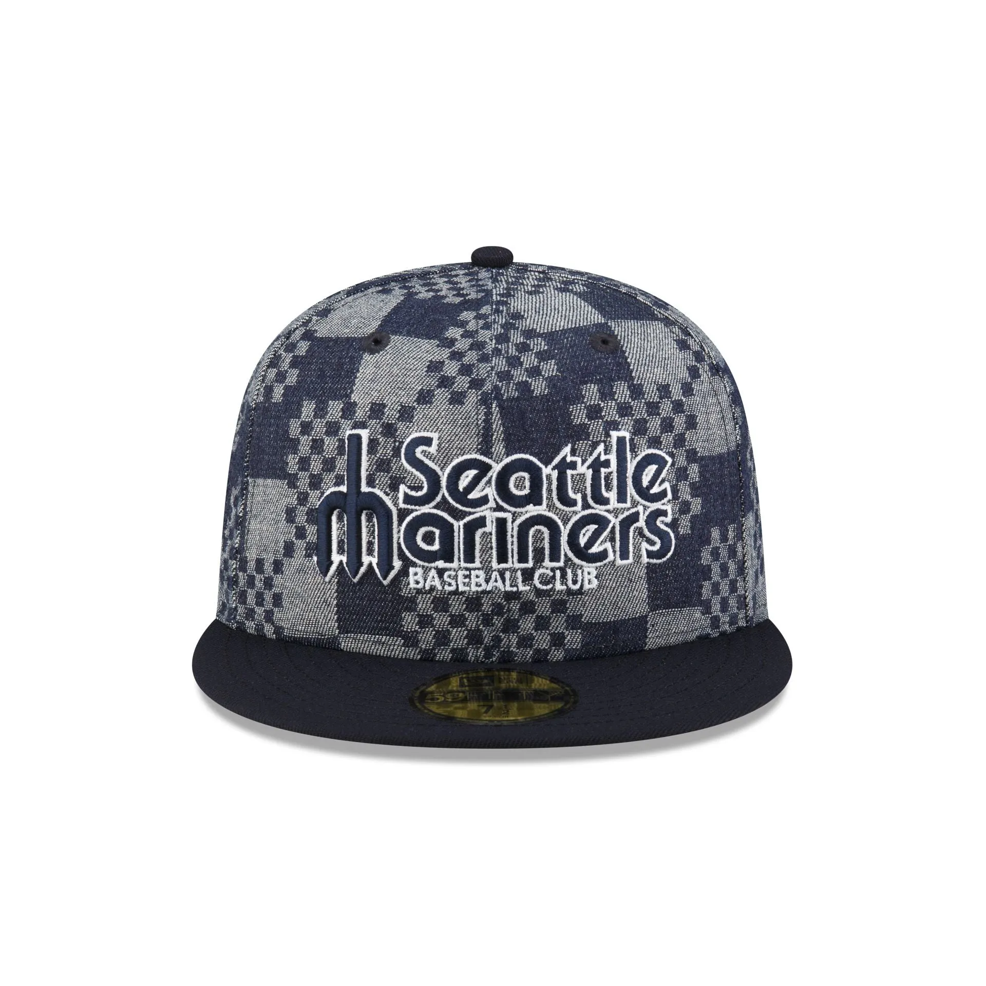 Seattle Mariners Pattern Denim 59FIFTY Fitted Hat sold by New Era product image thumbnail 2