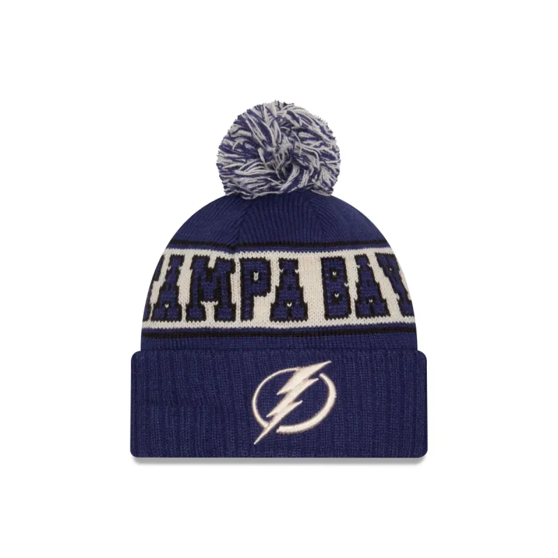 Tampa Bay Lightning Retro Pom Knit Hat sold by New Era