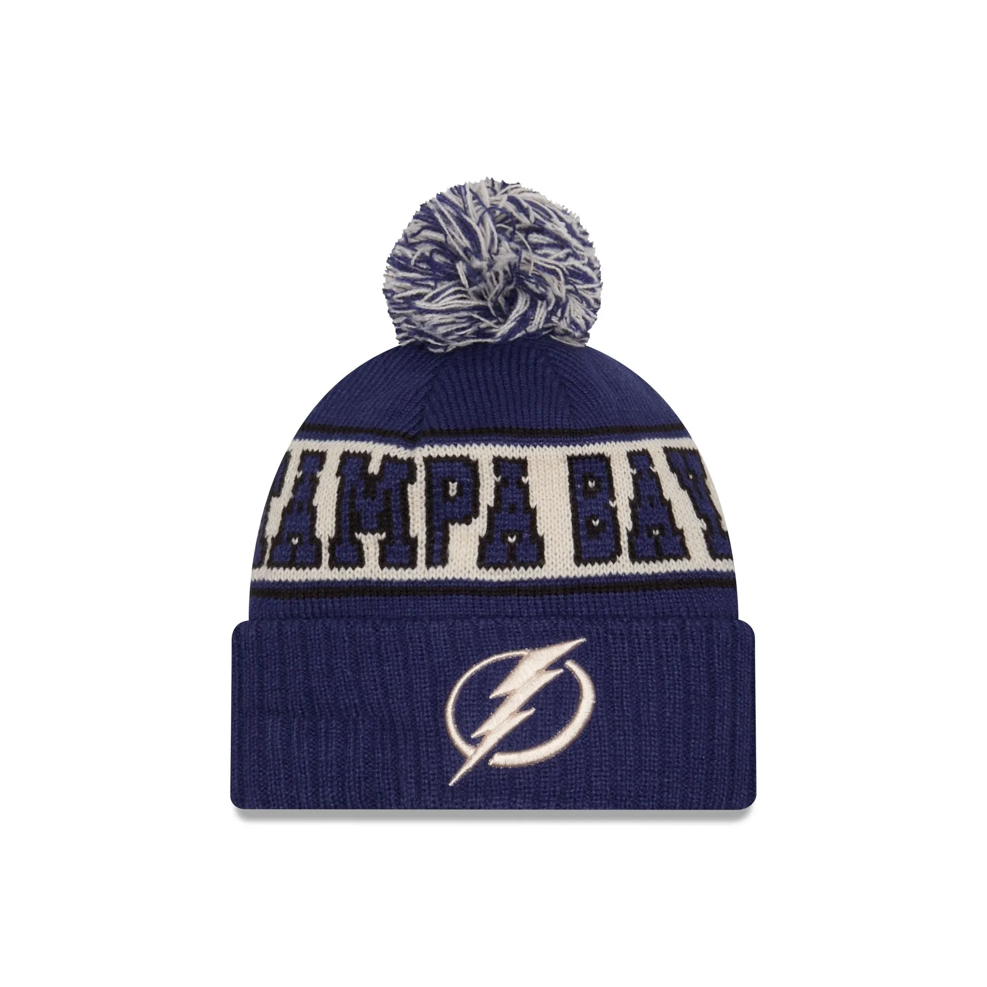 Tampa Bay Lightning Retro Pom Knit Hat sold by New Era