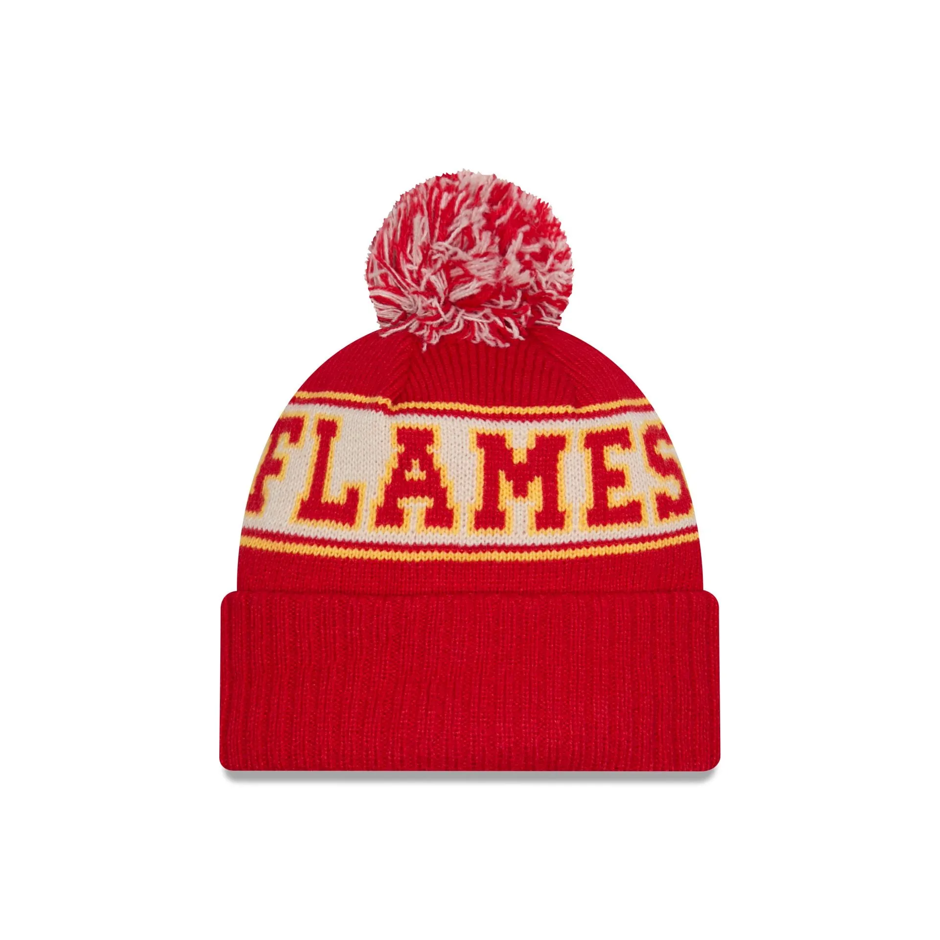 Calgary Flames Retro Pom Knit Hat sold by New Era product image thumbnail 2