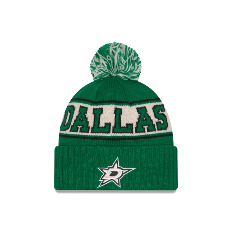 Dallas Stars Retro Pom Knit Hat sold by New Era