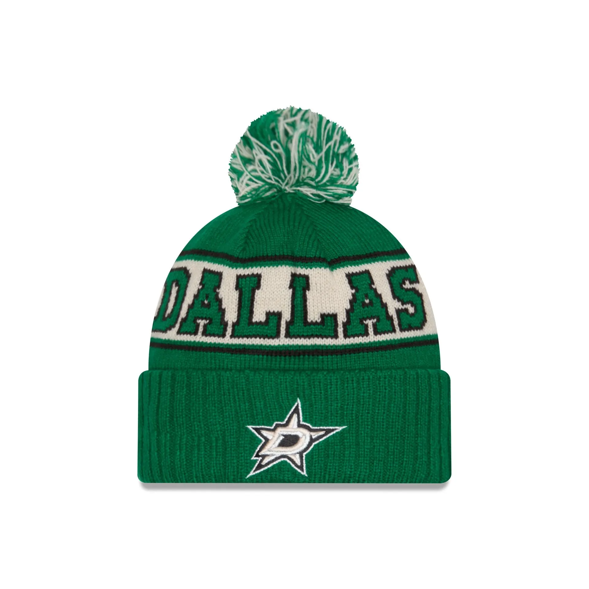 Dallas Stars Retro Pom Knit Hat sold by New Era