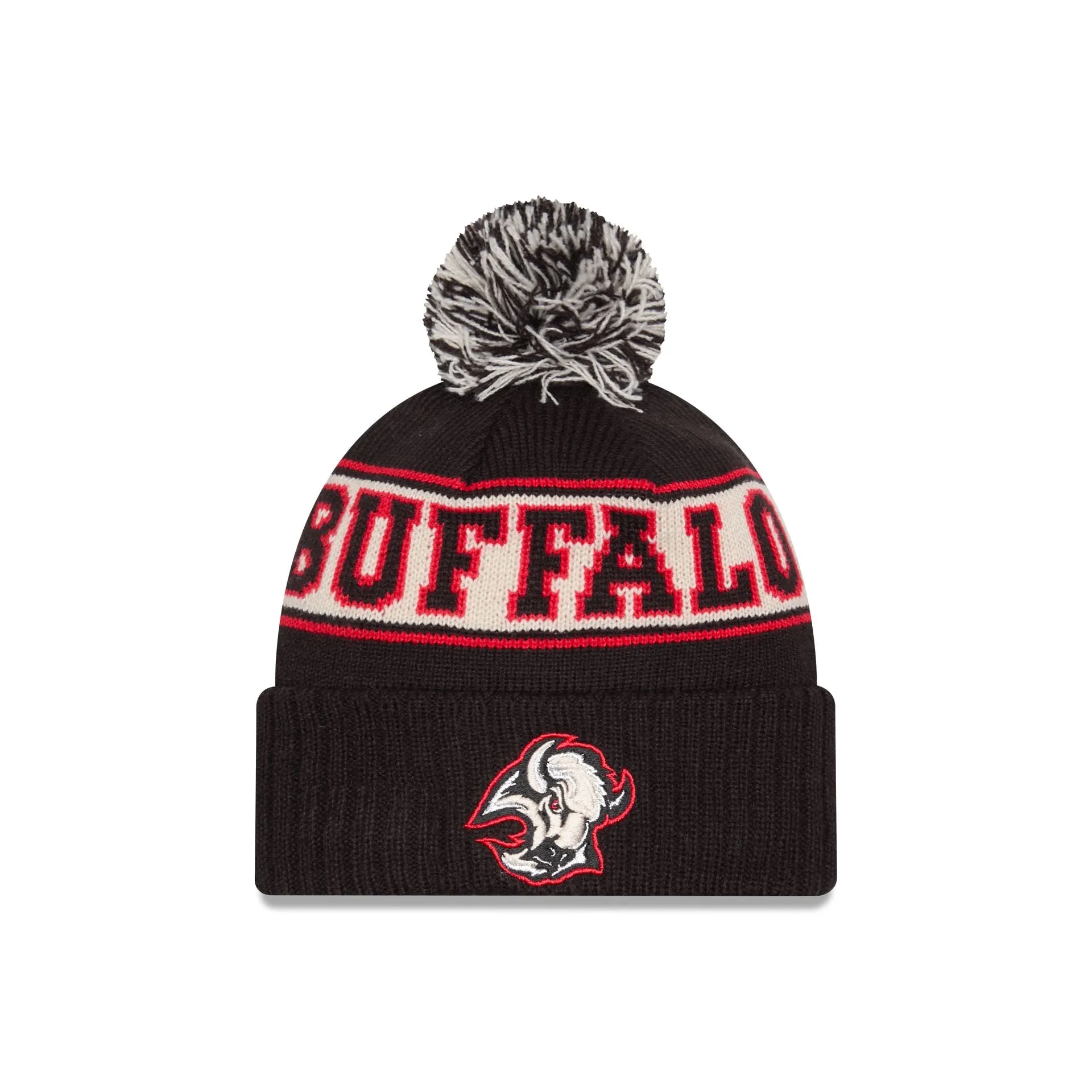 Buffalo Sabres Alt Retro Pom Knit Hat sold by New Era