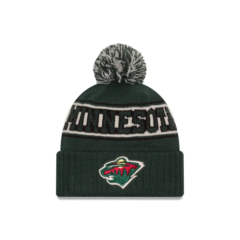 Minnesota Wild Retro Pom Knit Hat sold by New Era
