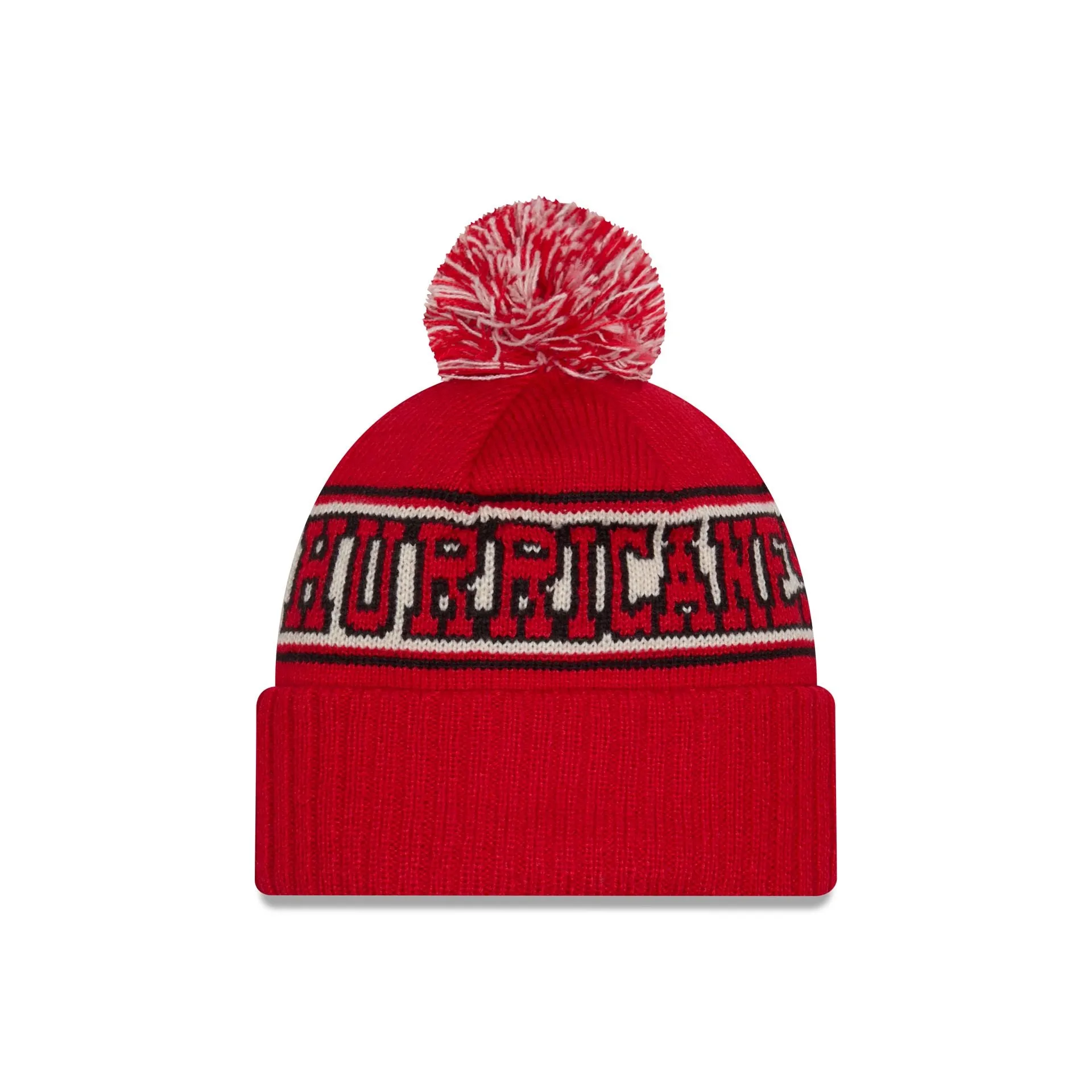 Carolina Hurricanes Retro Pom Knit Hat sold by New Era product image thumbnail 2