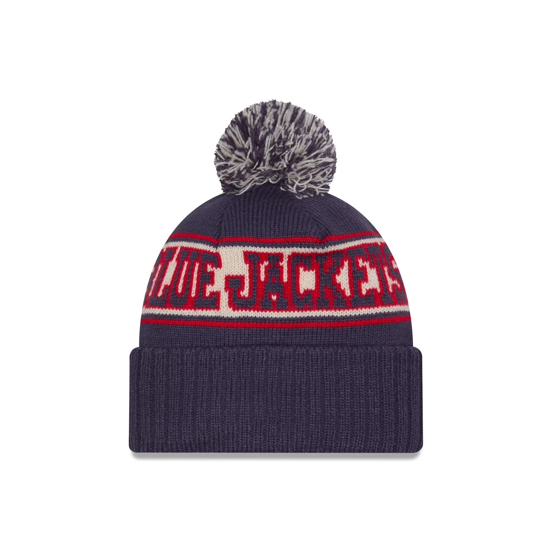 Columbus Blue Jackets Retro Pom Knit Hat sold by New Era product image thumbnail 2