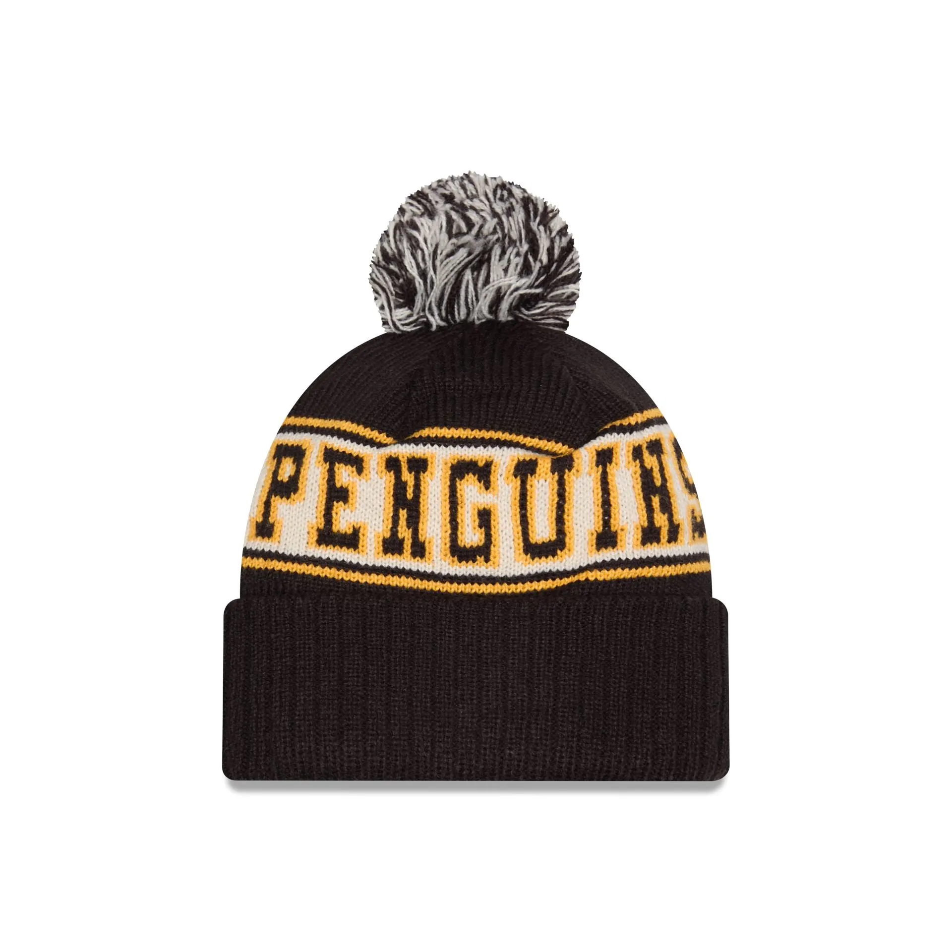 Pittsburgh Penguins Retro Pom Knit Hat sold by New Era product image thumbnail 2