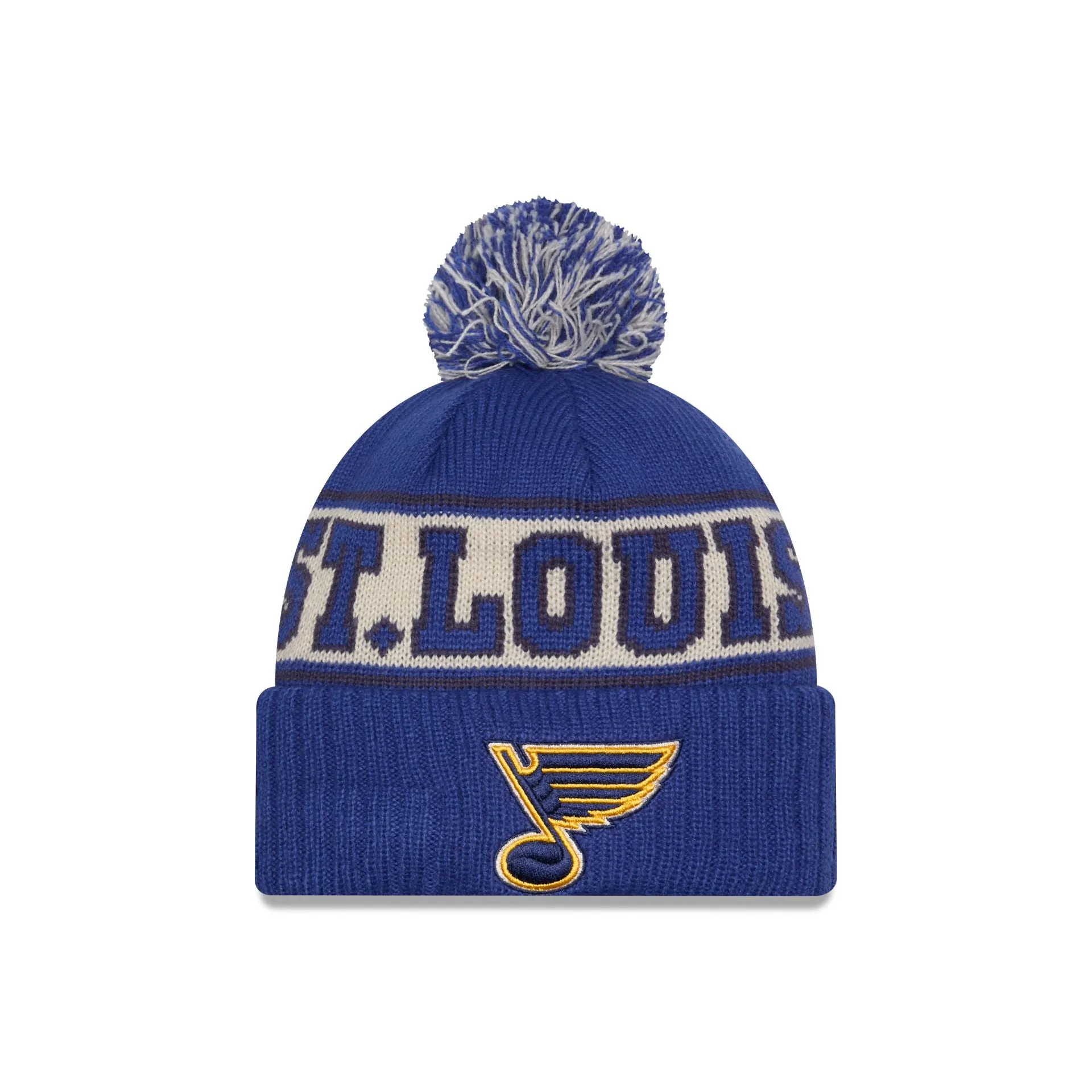 St. Louis Blues Retro Pom Knit Hat sold by New Era