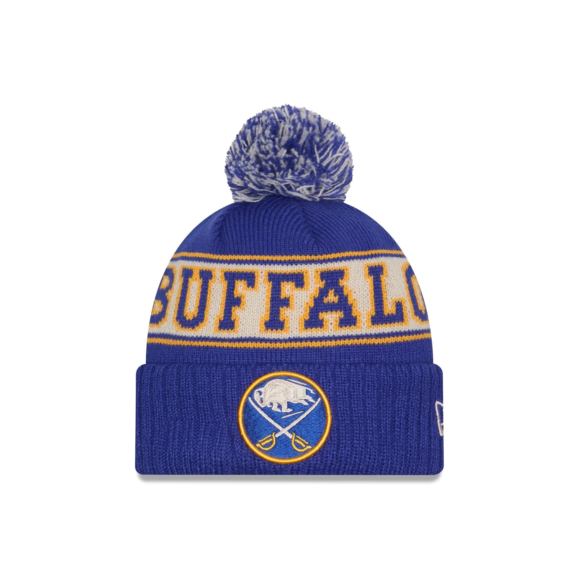 Buffalo Sabres Retro Pom Knit Hat sold by New Era