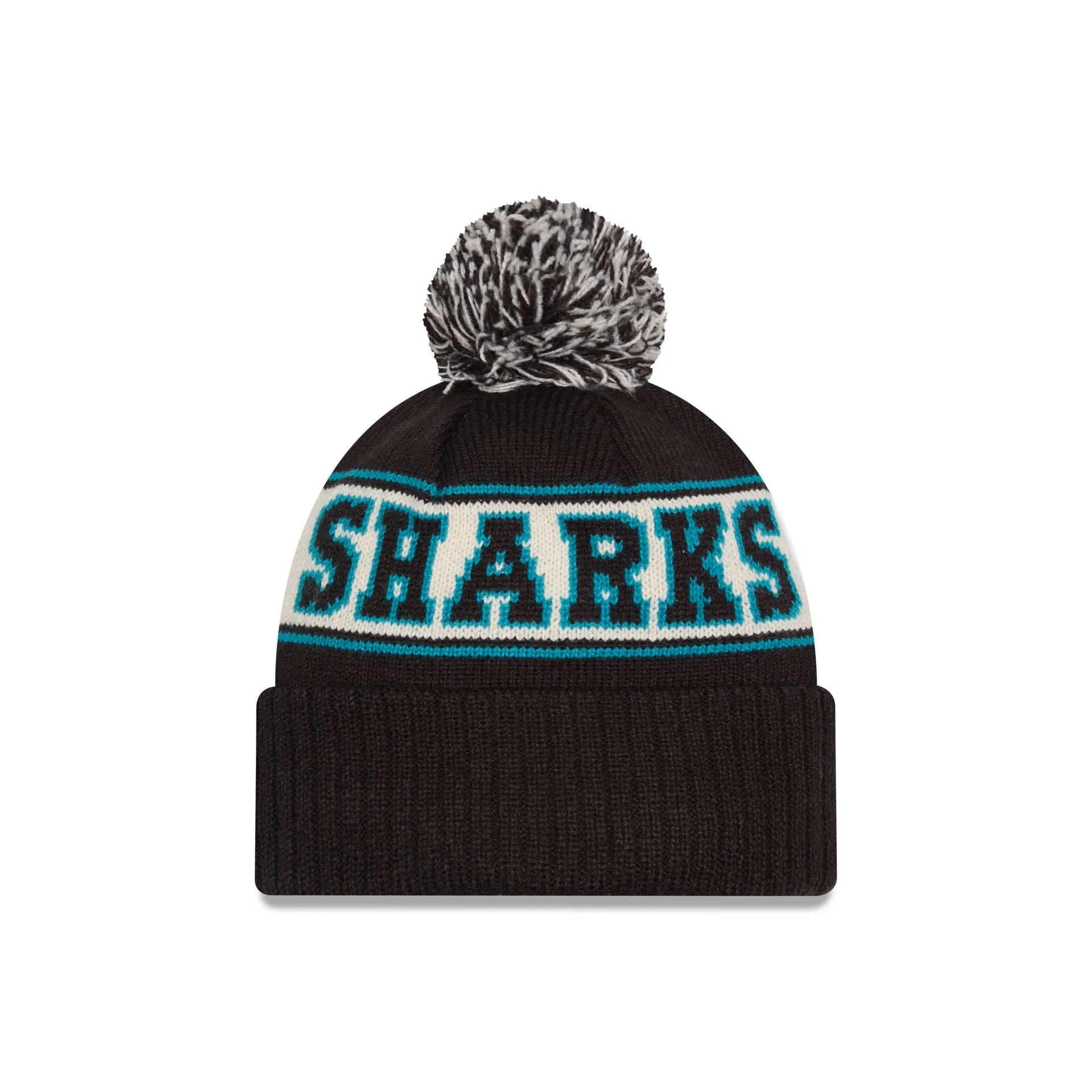 San Jose Sharks Retro Pom Knit Hat sold by New Era product image thumbnail 2