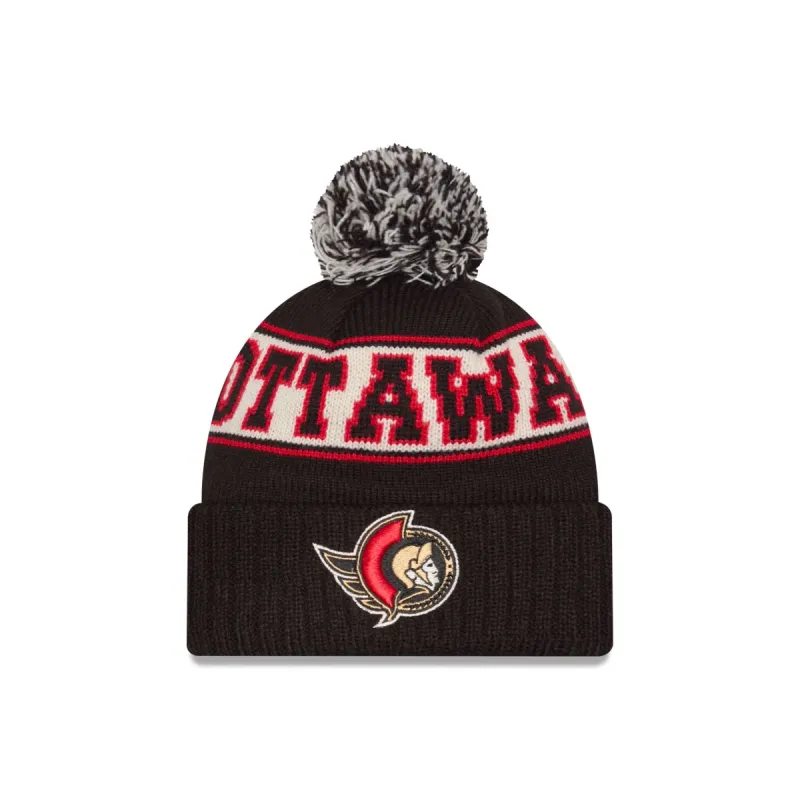 Ottawa Senators Retro Pom Knit Hat sold by New Era