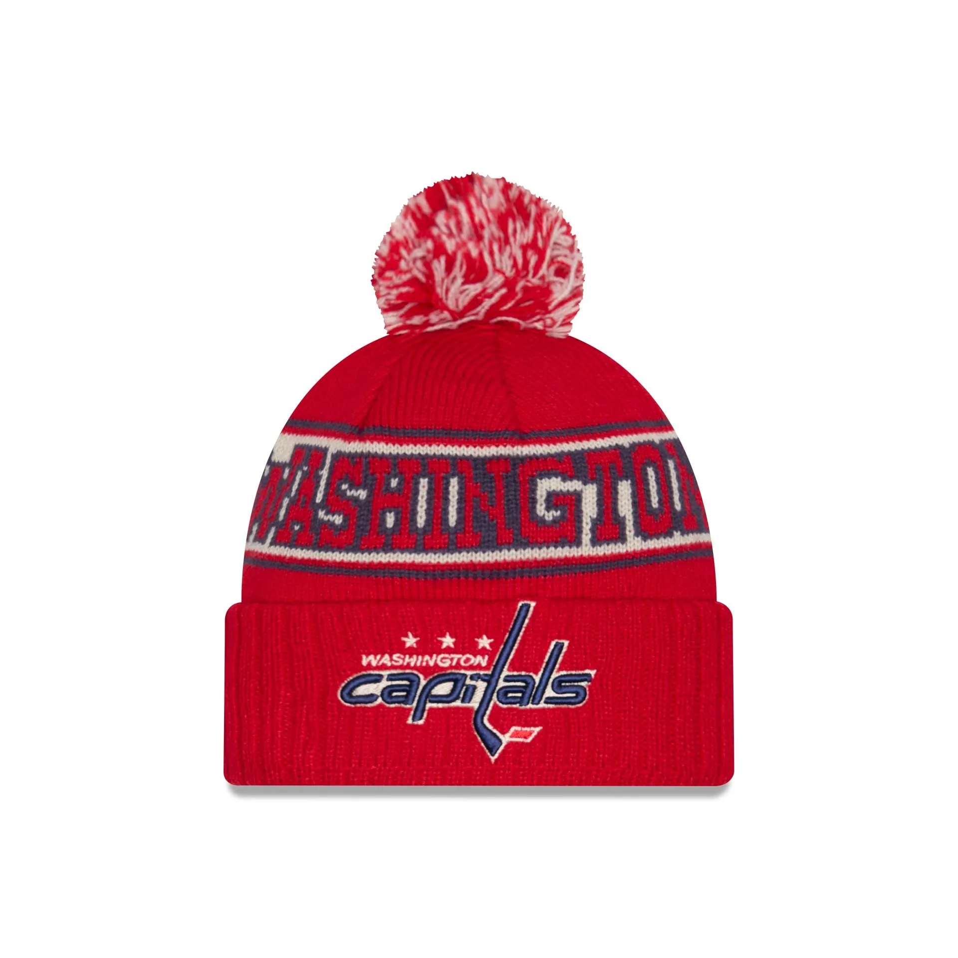 Washington Capitals Retro Pom Knit Hat sold by New Era