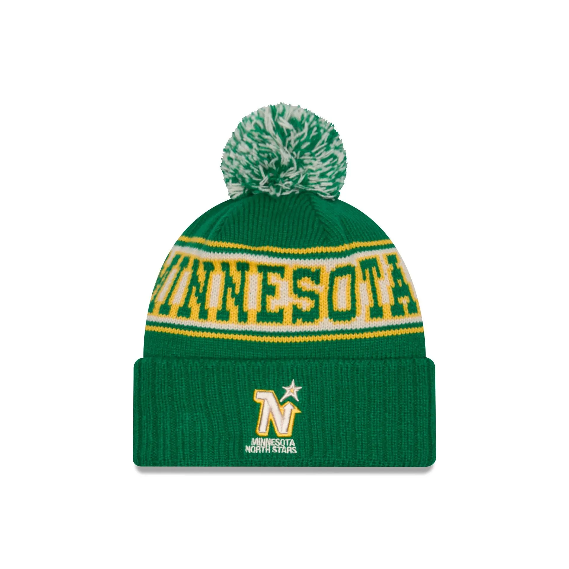 Minnesota North Stars Retro Pom Knit Hat sold by New Era